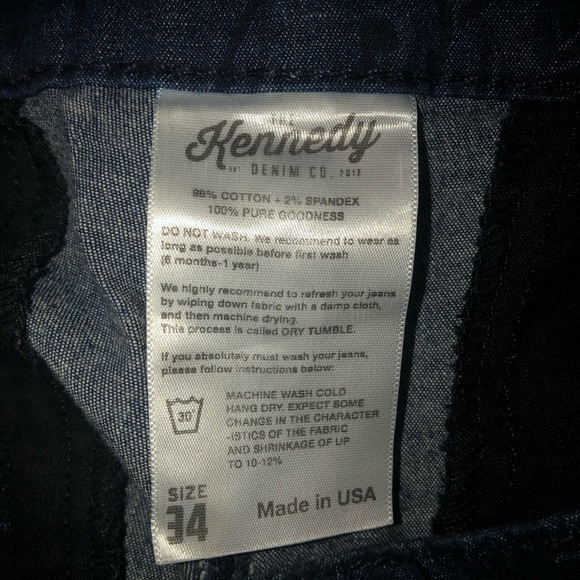 Kennedy Denim floral print jeans size 34 - Picture 2 of 4